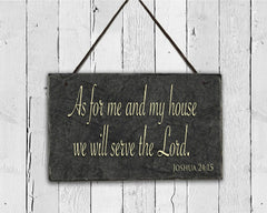 Customizable Slate Religious Sign - Religious Quote Plaque - Handmade and Personalized