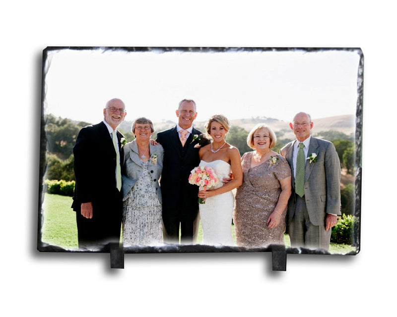 Customizable Slate Photograph - Handmade and Personalized Photo Plaque