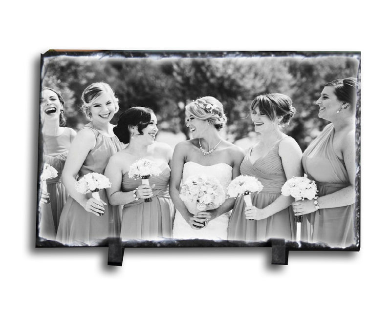 Customizable Slate Photograph - Handmade and Personalized Photo Plaque