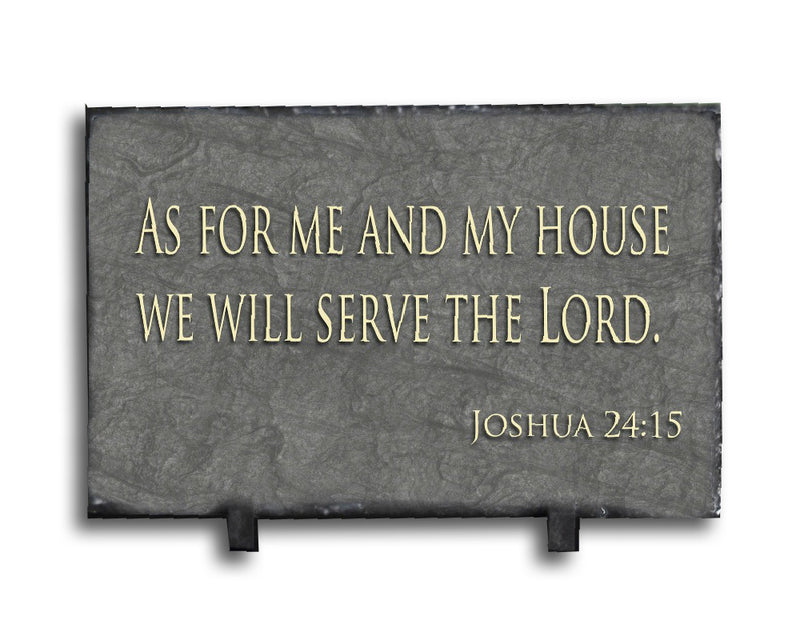 Customizable Slate Religious Sign - Religious Quote Plaque - Handmade and Personalized