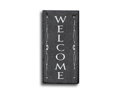 Handmade Slate Welcome Sign