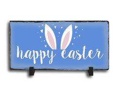 Handmade Slate Easter Sign - Easter Bunny Ears