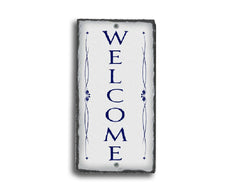 Handmade Slate Welcome Sign