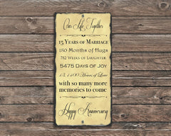 Handmade and Customizable Slate Home Sign - Perfect Anniversary or Wedding Gift