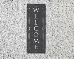 Handmade Slate Welcome Sign