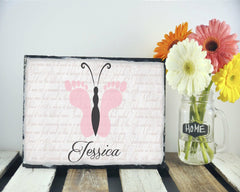 Customizable Baby Girl Name Sign Handmade and Personalized